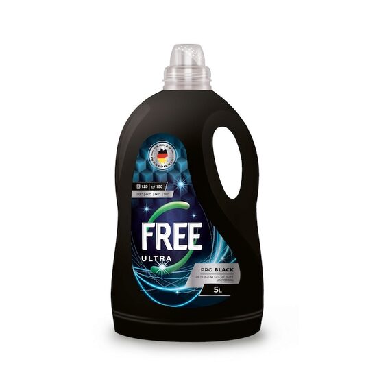 Detergent rufe lichid Ultra Free Pro Black, 5 L