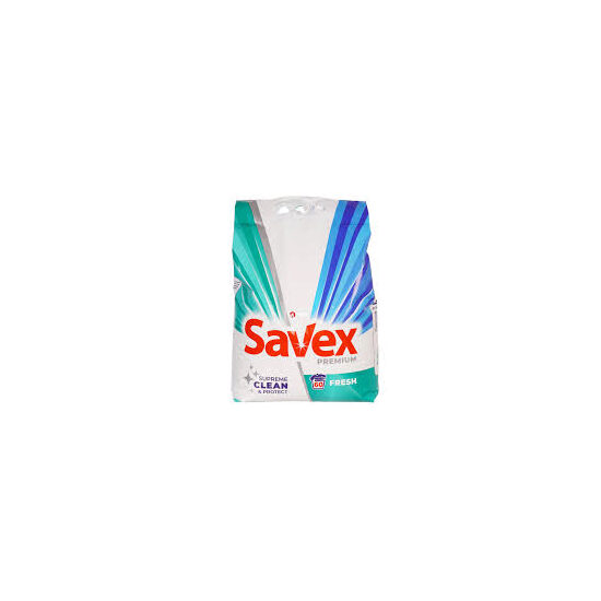 Detergent rufe pudră Savex 2 in 1 Fresh, 6 kg