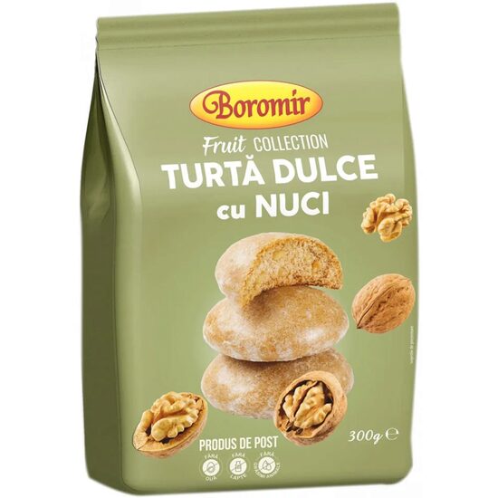 Turtă Dulce de Sibiu cu Nuci Boromir, 300g