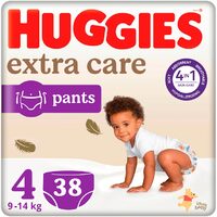 Scutece-chiloțel Huggies Extra Care Pants Mega, mărimea 4 (9-14 kg), 38 bucăți
