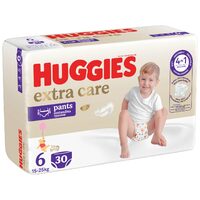 Scutece Huggies Extra Care Pants Nr.6, 30 bucăți, 15+ kg