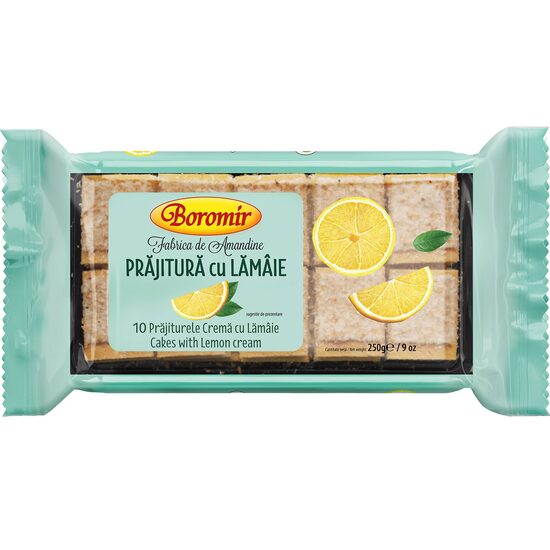 PRAJITURA LEMON CAKE BOROMIR 250GR(8)