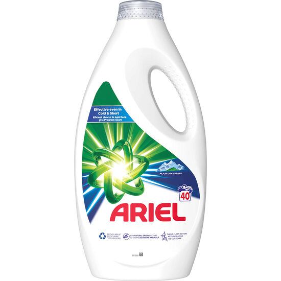 Detergent lichid pentru rufe Ariel, Mountain Spring, 2L