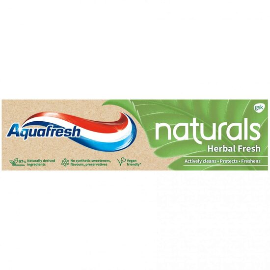 Pastă de dinți Aquafresh, Naturals Herbal, 75 ml