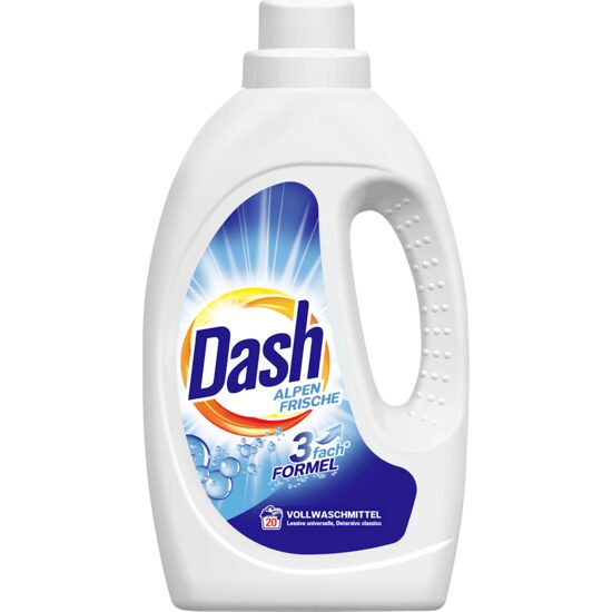 Detergent lichid Dash Alpen Fresh, 20 spălări, 1,1 L
