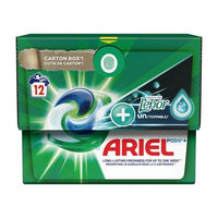 Capsule detergent pentru rufe Ariel All-in-1 Pods Plus, 12 bucăți x 25 g