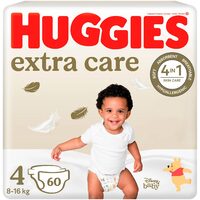 Scutece Huggies Extra Care Nr.4, 60 bucăți, 8–16 kg