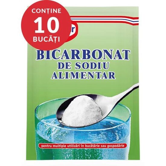 10 x Bicarbonat de sodiu Dr. Oetker, 50 g