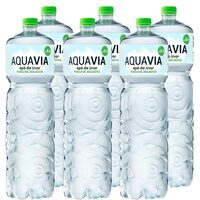 6 x Apă plată Aquavia Natural Alcalină, 2 L