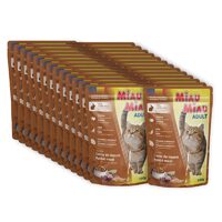 24 x Hrană umedă Miau Miau cu iepure, 100 g