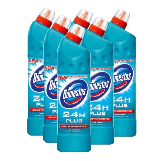 6 x Dezinfectant Domestos Atlantic, 750 ml
