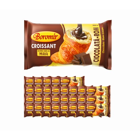 30 x Corn Boromir cu ciocolată și rom, 60 g