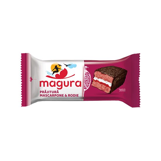 24 x Prăjitură Măgura cu mascarpone și rodie, 35 g