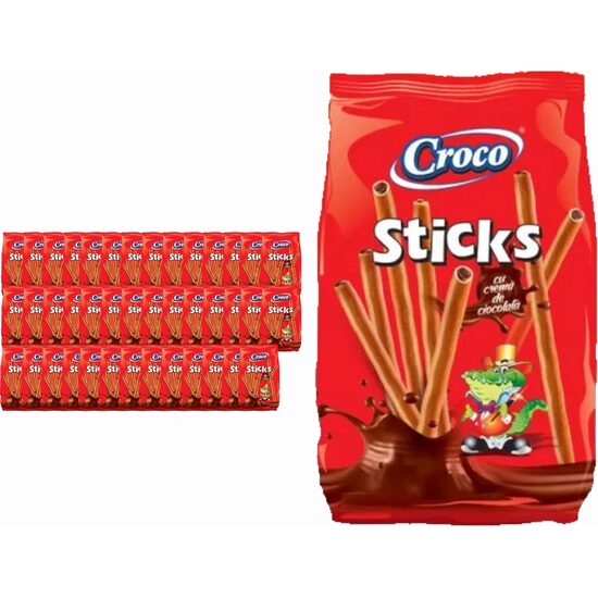 42 x Sticks Croco cu ciocolată, 80 g