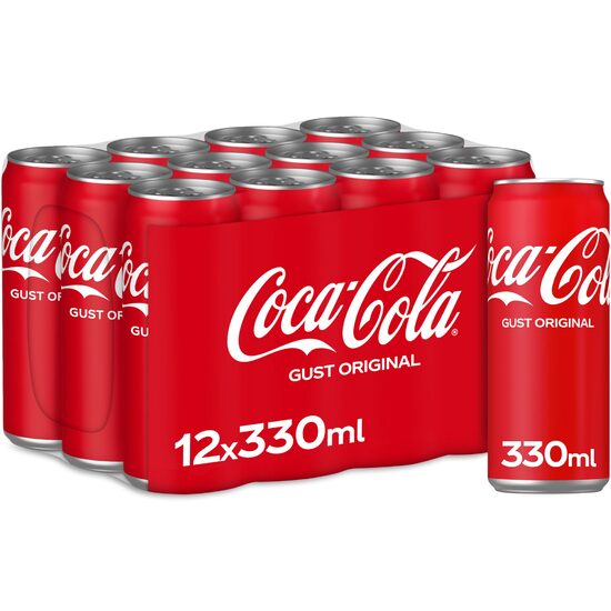12 x Suc Coca-Cola, doză, 0.33 L