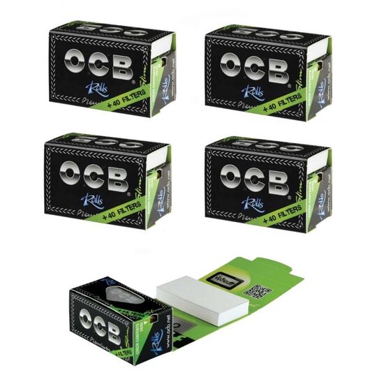 5 x Foiță OCB 4 m + filtre carton