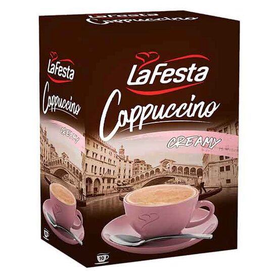 10 x Cappuccino La Festa cu frișcă, 12.5 g