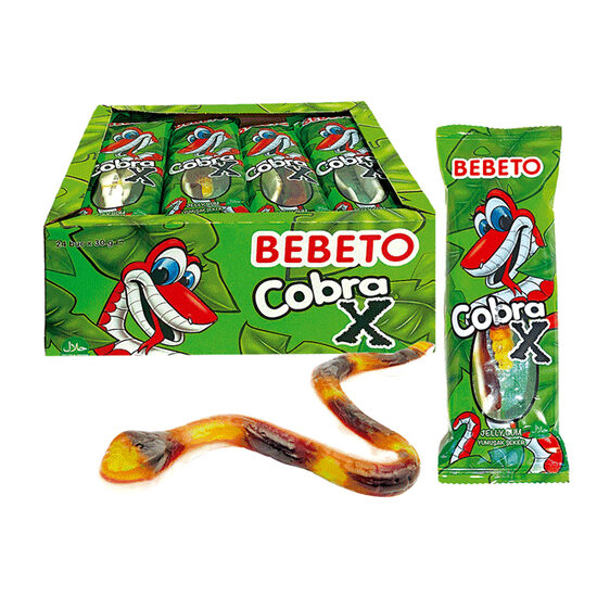 24 x Jeleu Bebeto Cobra, 30 g
