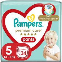 Scutece Pampers Premium Pants, Nr.5 , 34 bucăți