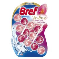 Odorizant toaletă Bref Deluxe Magnolia 3x50g