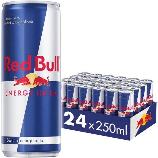 Băutură energizantă Red Bull, 250 ml x 24 bucăți 