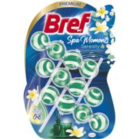 Odorizant toaletă Bref Wellness, Serenity, 3×50 g