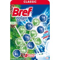 Odorizant toaletă Bref Power Aktiv Pine 3x50g