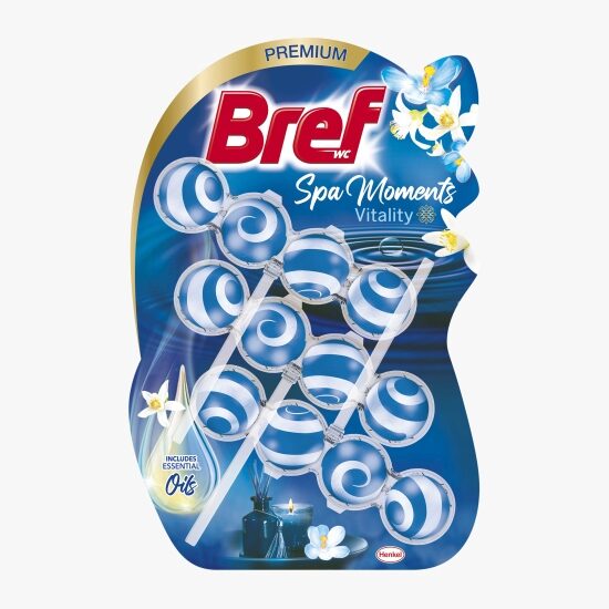 Odorizant toaletă Bref Wellness Vitality 3x50g