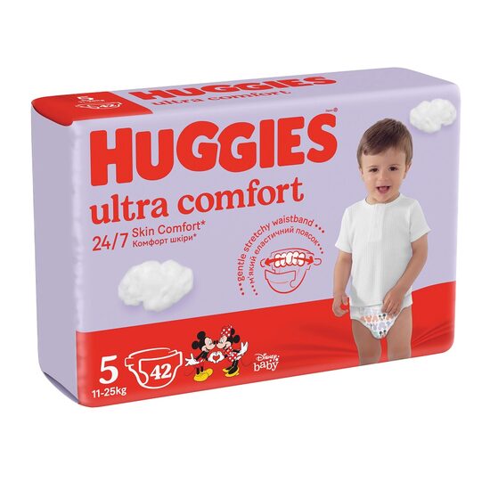 Scutece Huggies Ultra Comfort, Unisex, mărimea 5, 42 buc