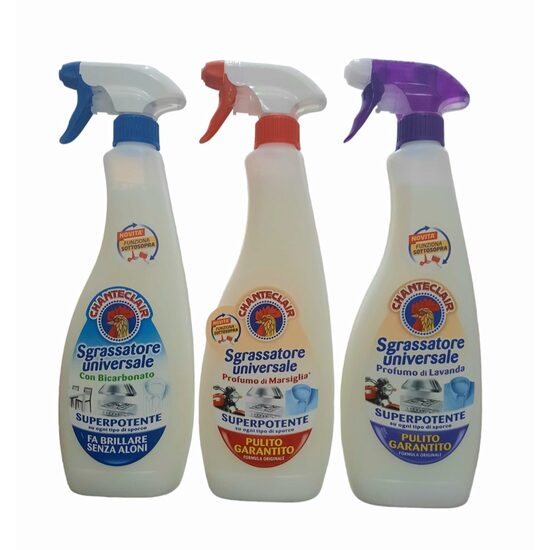 Pachet 3 x Degresant Chanteclair 600ml - Marsiglia, Lavandă și Bicarbonat
