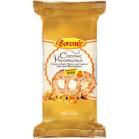 Cozonac Boromir Pricomigdală, cremă de lapte și portocale confiate, 500 g