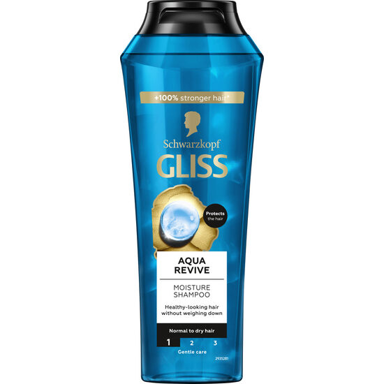 Șampon Gliss Aqua Revive, pentru păr normal sau uscat, cu alge marine, 250ml
