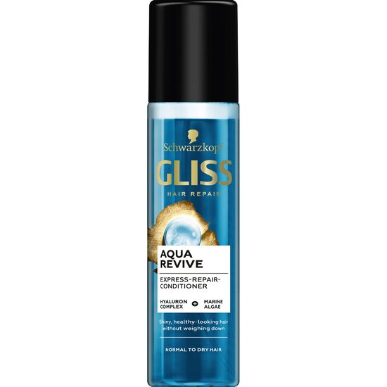 Balsam de reparare Gliss Express Aqua Revive, cu alge marine, 200ml