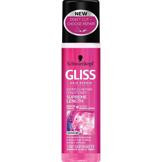 Balsam de reparare Gliss Express, Supreme Lenght, 200ml