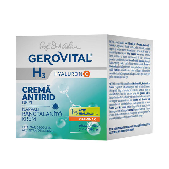 Cremă Anti-Rid Gerovital, de zi, 50ml