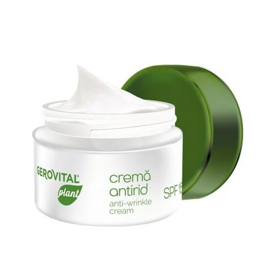 Cremă Anti-Rid Gerovital Plant, SPF 15, 50ml
