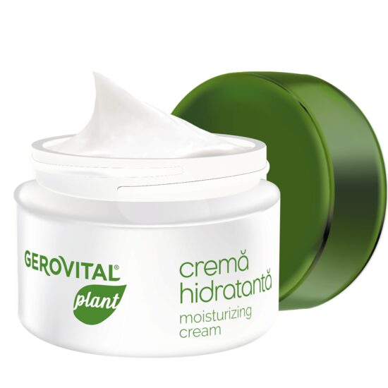 Cremă Gerovital Plant, ceramide vegetale, hidratantă, 50ml