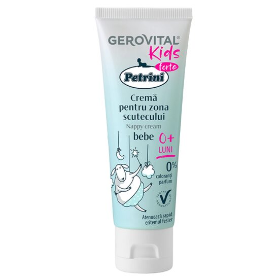 Cremă pentru zona scutecului Gerovital Kids, 50ml