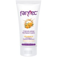 Cremă de mâini reparatoare cu gălbenele Farmec, 100 ml