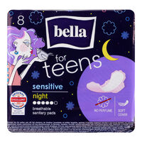Absorbante Bella for Teens Night Sensitive, 8 bucăți