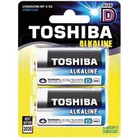 Baterii Toshiba Alkaline D R20, alcaline, 2 bucăți/set
