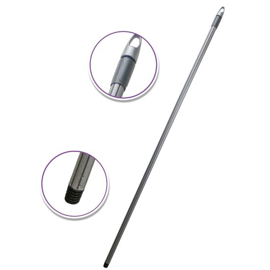 Coada mop cauciucată Luxia, rezistentă și ergonomică