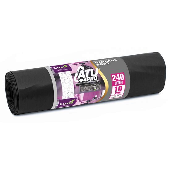 Saci menaj Luxia ultrarezistenți, 240L, 10 bucăți