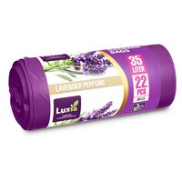 Saci menajeri Luxia 35L, 22 bucăți, Lavandă
