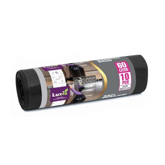 Saci menajeri Luxia 60L, 10 bucăți, Ultrarezistenți