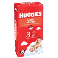 Scutece Huggies Ultra Comfort Nr.3, 56 bucăți, 5–9 kg