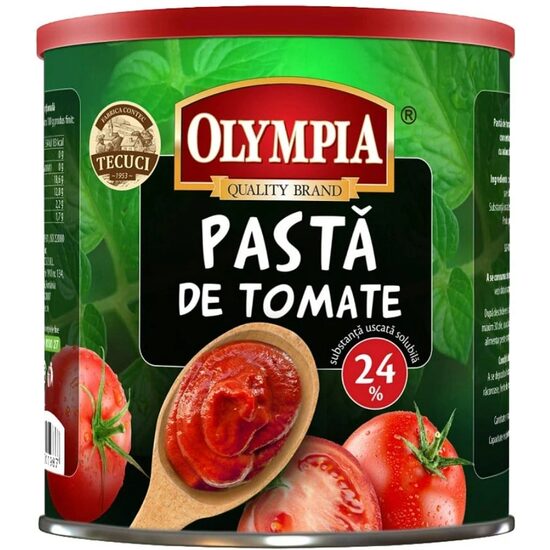 Pastă de Tomate Olympia 24%, cutie, 400g
