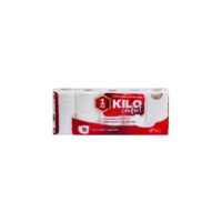 Hârtie Igienică Kilo Albă, 3 Straturi, 10 Role