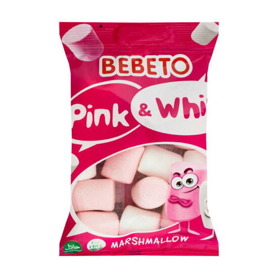Jeleu Bebeto Pink & White, 30g