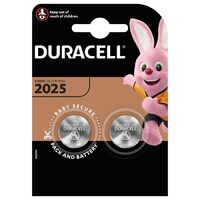 Baterii litiu Duracell CR2025, 3 V, set 2 bucăți